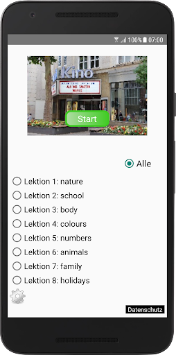 Android application WordCine1 screenshort