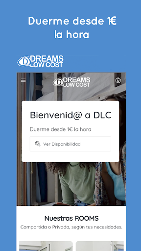 Android application DREAMS LOW COST screenshort