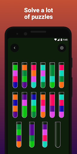 Water Flasks Sort Puzzle Game Screen 3