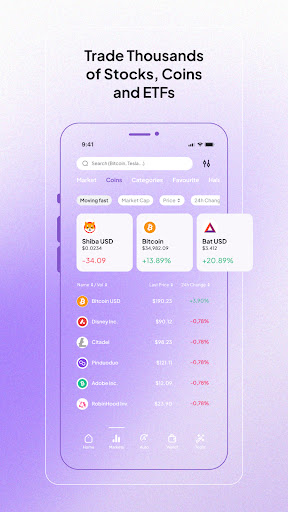 Raseed: Trade Stocks & Crypto Screen 3