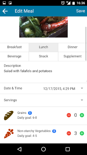 MealLogger-Photo Food Journal Screen 3