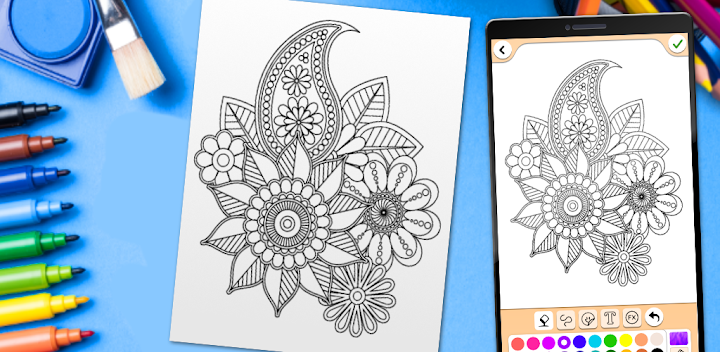 Mandala coloring games – Apps no Google Play