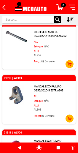 Medauto Catálogo de Peças Screen 3