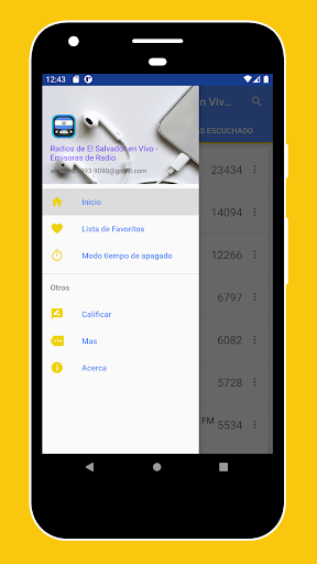 Android application Radio El Salvador + Radio FM screenshort