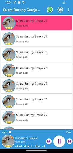Suara Burung Gereja Masteran Screen 3
