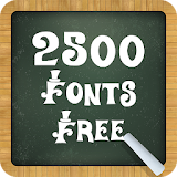 2500 Fonts Free icon