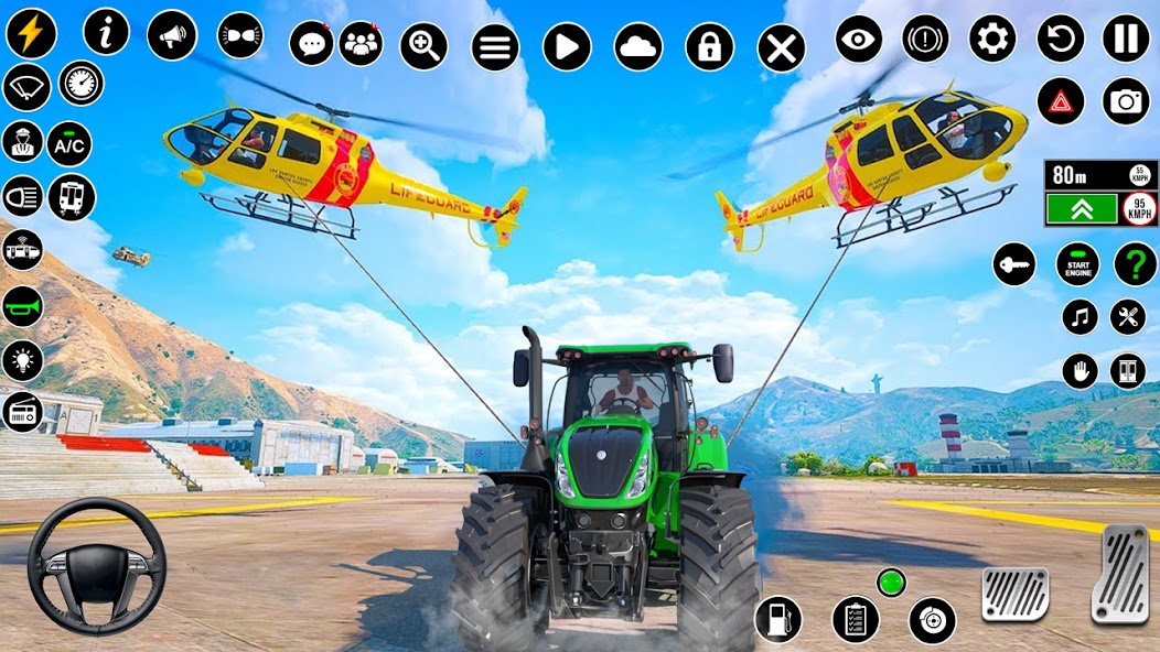 Heavy Tractor Pulling Games 3D banner