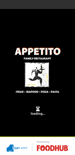 Android application Appetito Family Restaurant screenshort
