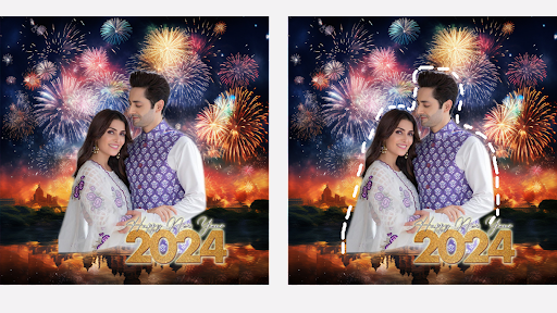 New year photo frame 2024 Screen 3