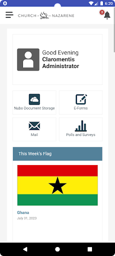 Android application Nazarene Portal screenshort