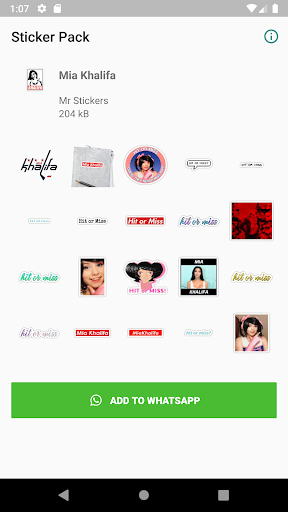 Mia khalifa stickers Screen 2