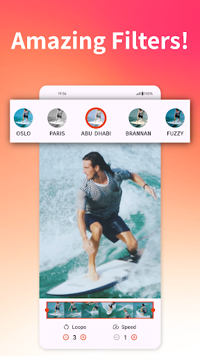Screenshot of Boomerit Boomerang Video Maker