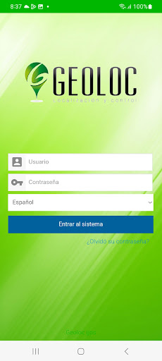Android application GEOLOC screenshort