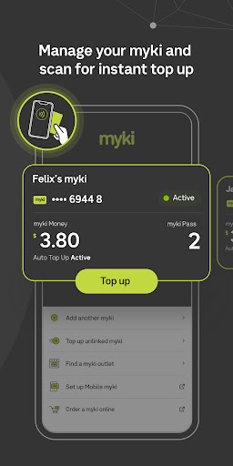 Screenshot of Public Transport Victoria app