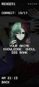 Anime Quiz: Tokyo Ghoul