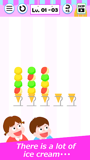 Ice Cream Sort - Sort Puzzle Screen 2
