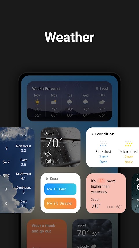 Lockscreen Widget - Weatherのおすすめ画像4