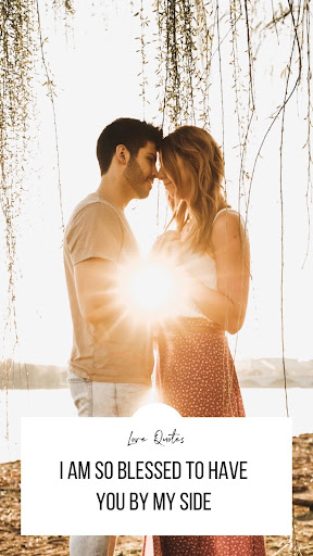 Android application Love quotes app screenshort