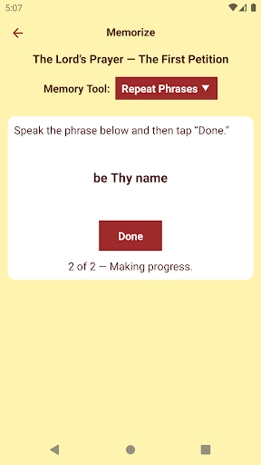 Lutheran Catechism Screenshot