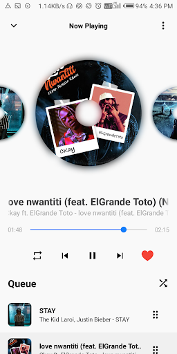 Muzik: Ultimate music player Screen 2