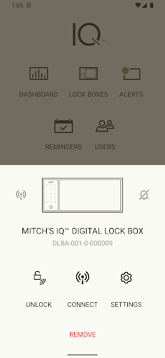 Robern IQ™ Digital Lock Box Screen 3