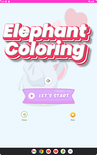 elephant coloring book Screen 2