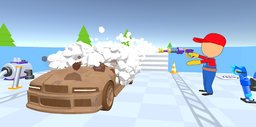 Android application Clean Cars 3D: Wash N Drive screenshort