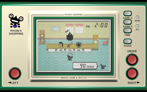 Android application LCD GAME - PIYON'S SHOPPING screenshort