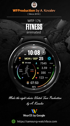 WFP 176 Fitness animated watchのおすすめ画像1