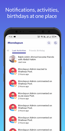 Mondapun - Social Network