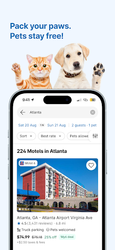 My6 - Book & Save on Motel6 screenshot 2