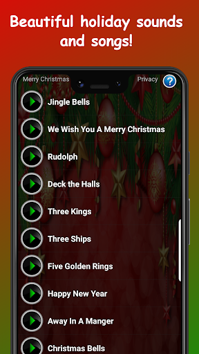 Android application Merry Christmas Notifications screenshort