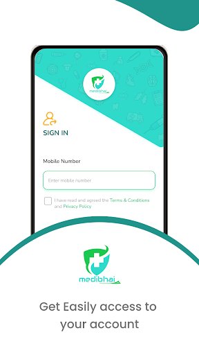 Android application Medibhai - HealthCare Partner screenshort