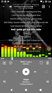 WinVibe Music Player Tangkapan layar