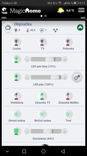 MagicHome Control Screen 2