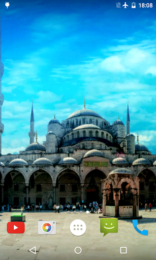 Blue Mosque Video Wallpaper Screen 2