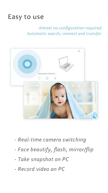 iVCam Webcam APK [Premium MOD, Pro Unlocked] For Android 2