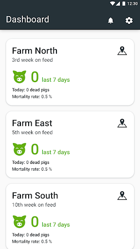 Android application Farmera™ screenshort