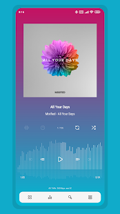 Aurora - Poweramp Skin Screenshot