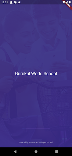 Android application Gurukul World School screenshort