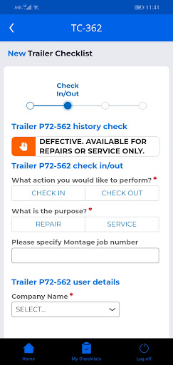SEW Trailer Checklist