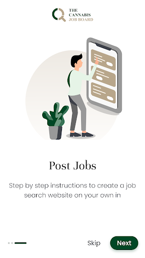 TheCannabisJobBoard - Employer Screen 2