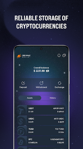 FreeSpace wallet Screen 3