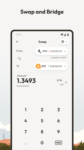 Giddy: Secure Crypto Wallet Screen 3