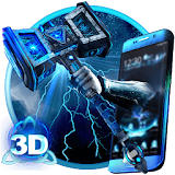 3D Thunder God Hammer Theme icon