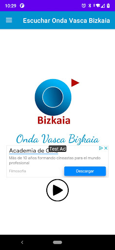 Android application Onda Vasca Bizkaia screenshort