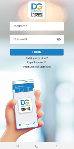 Android application DGQRIS Bankaltimtara screenshort