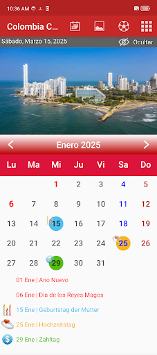 Colombia Calendario 2026 screenshot 2