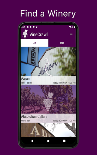 Android application VineCrawl screenshort