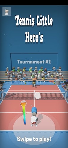 Tennis Little Heros 3D Gameのおすすめ画像1